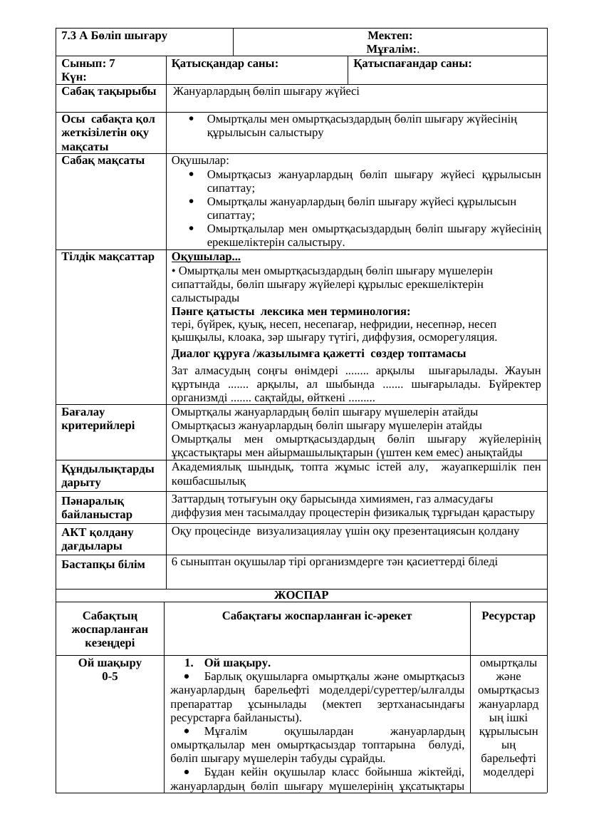 7 сынып ҚМЖ 3-токсан Биология-1