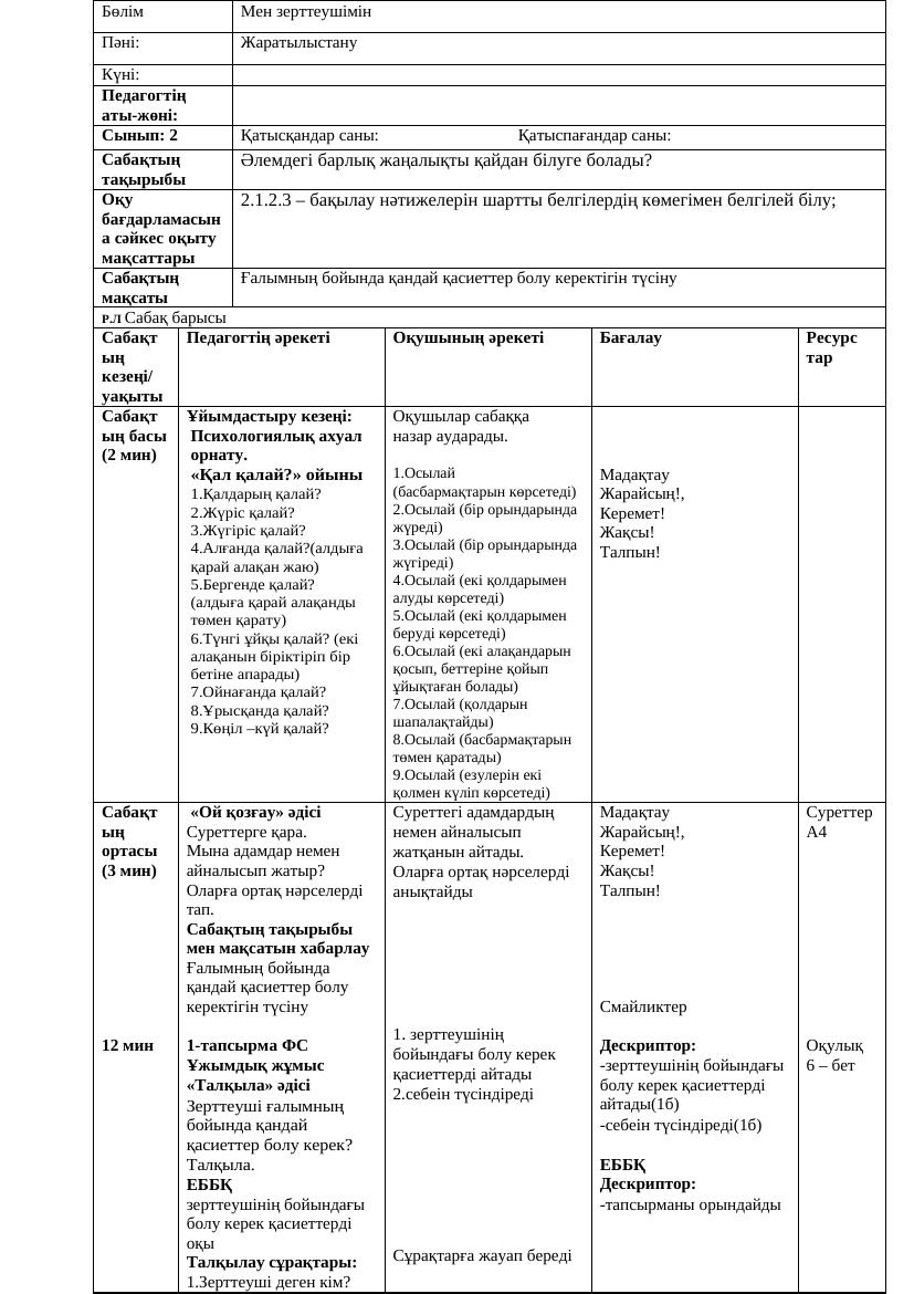 қмж ЖАРАТЫЛЫСТАНУ АЛМАТЫ КІТАП қыркүйек