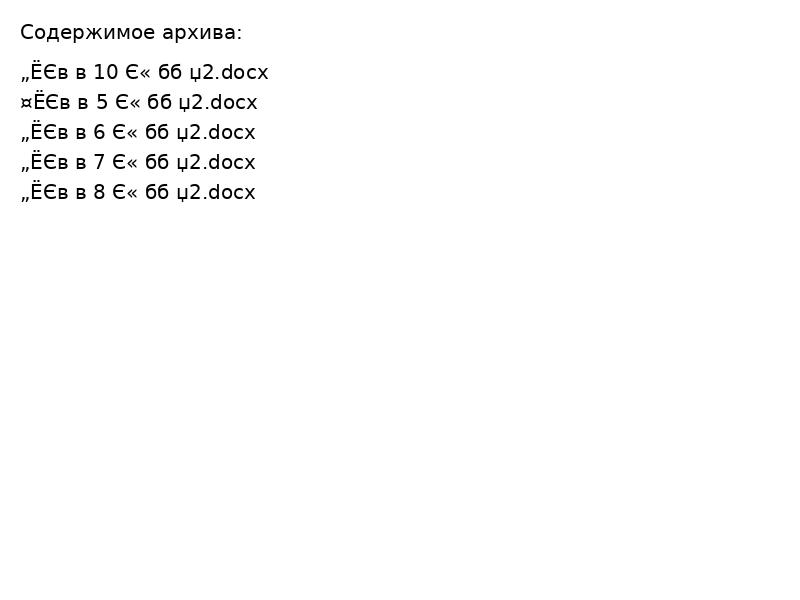 Контрольный срез Русский язык Я2